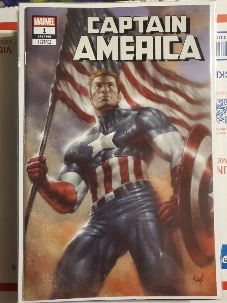 CAPTAIN AMERICA #1 UNKNOWN COMIC BOOKS EXCLUSIVE PARRILLO CVR A 7/4/2018