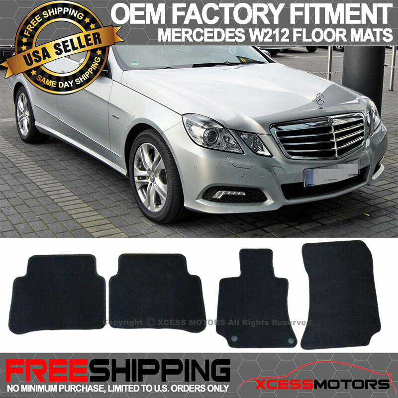 Fits 10-16 Benz W212 E-Class Limited Time Sale OE Fitment Floor Mat Carpet Nylon-image