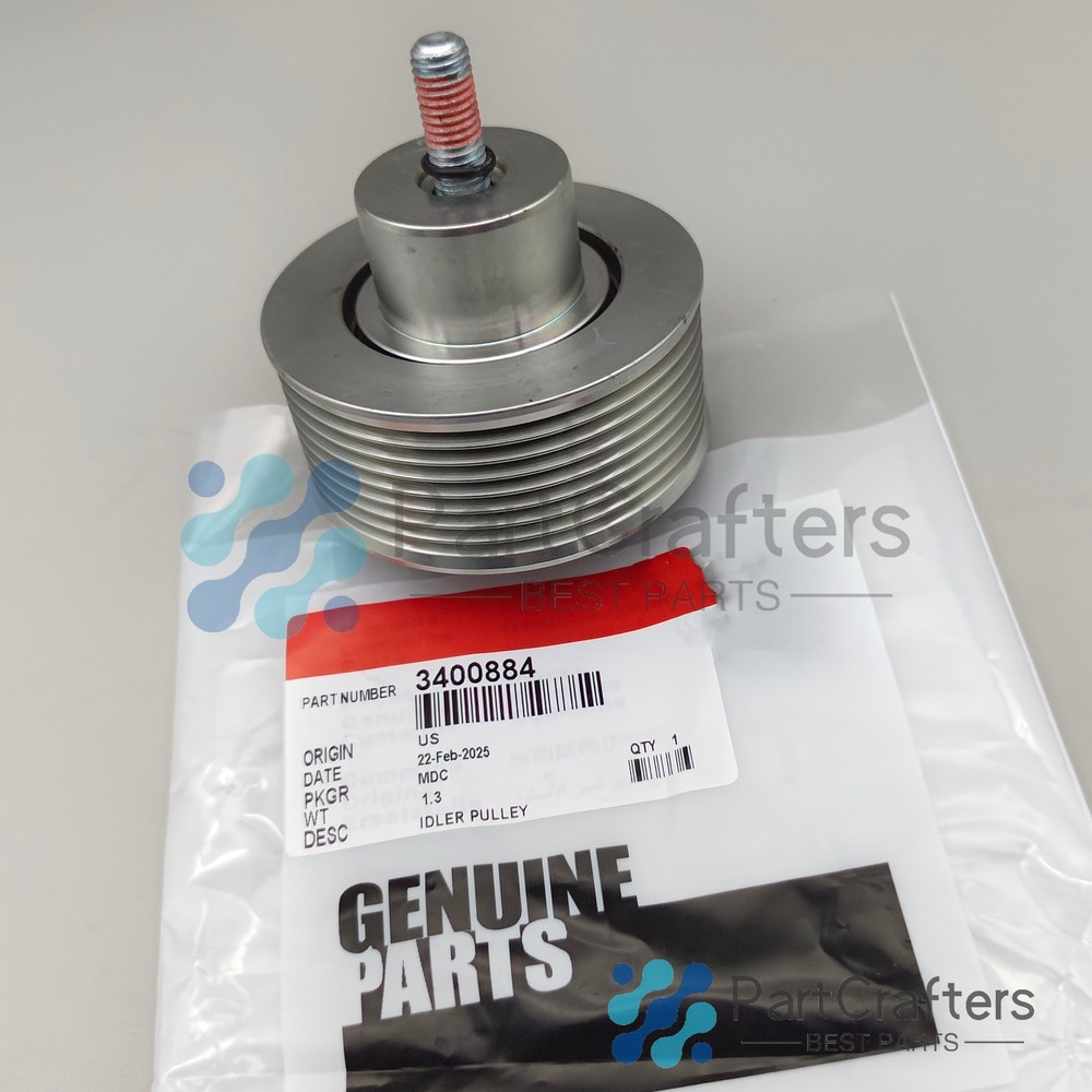 Cummins M11 ISM11 QSM11 Drive Belt Idler Pulley 3400884 Replacement