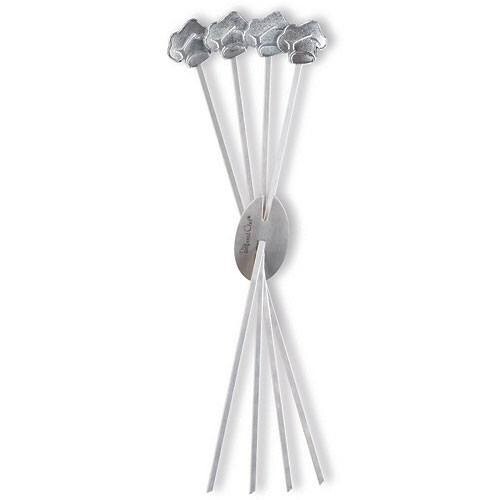 Pampered Chef 4-Piece BBQ Skewer Set with Food Slider #2701 New in Box