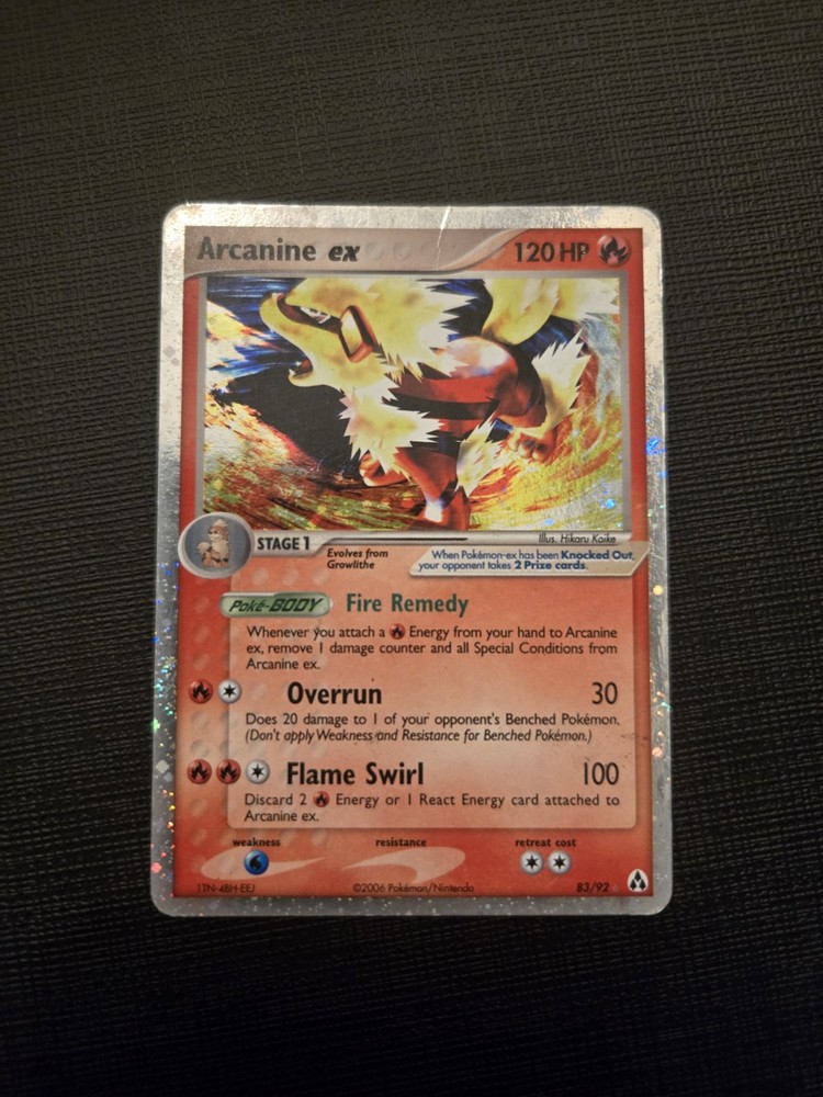 Arcanine EX 83/92 Legend Maker Holo