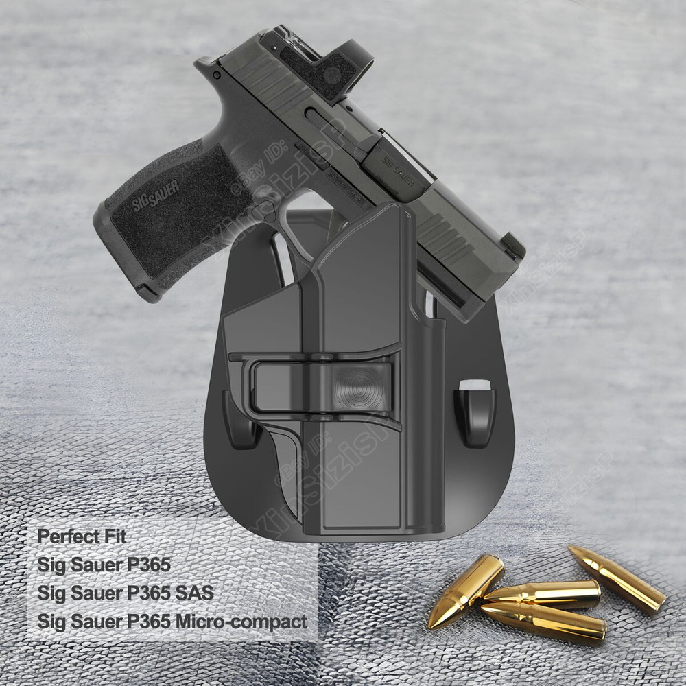 Tactical OWB Holster for Sig Sauer P365 9mm Micro Compact & P365 SAS