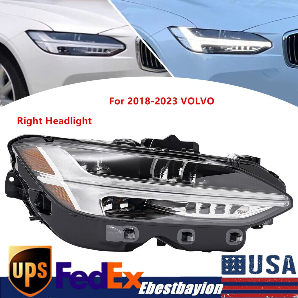 2018-23 VOLVO Right Passenger LED Headlight Assembly RH