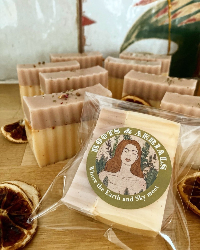 Handcrafted Persimmon Citron Soap Bar (4oz.)