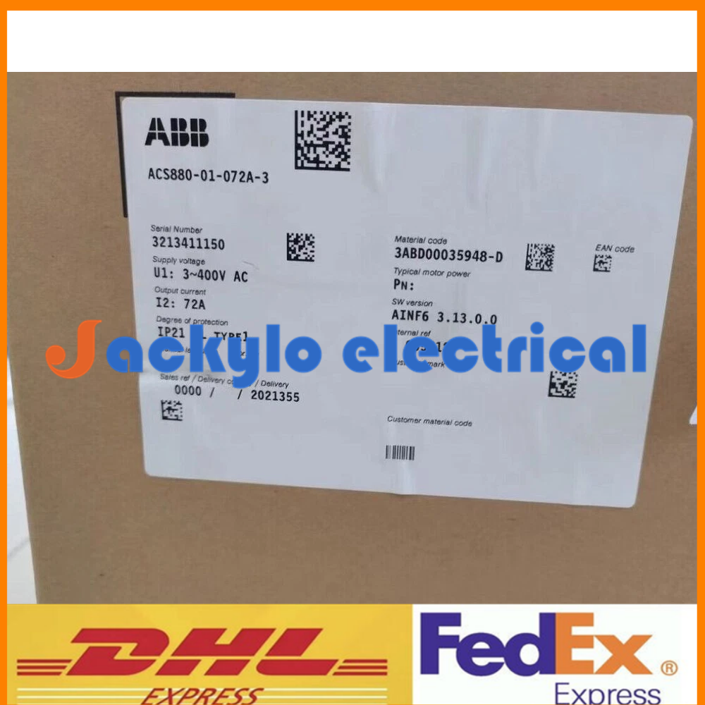 ACS880-01-072A-3 ABB Frequency Converter Brand New in Box!Spot Goods Zy