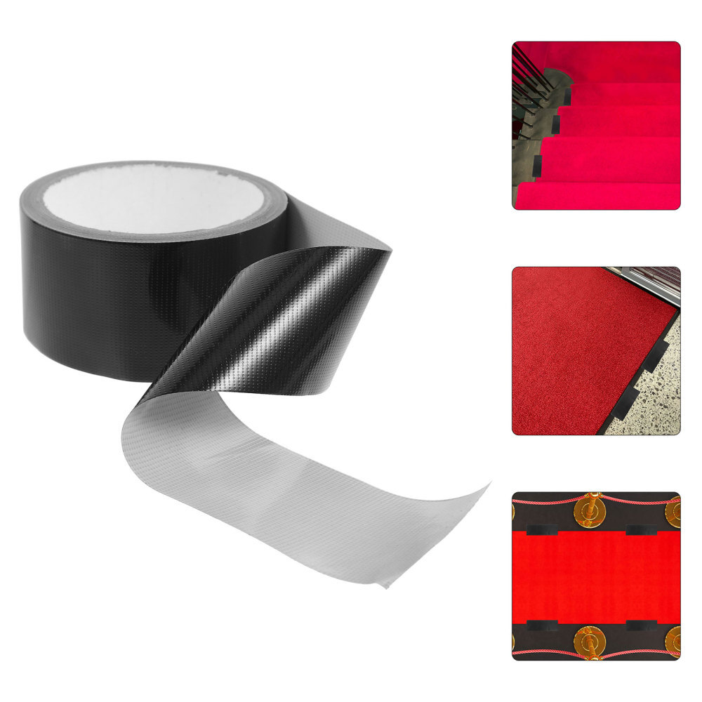 2 Rolls Strong Tape Sticky Rug Tapes Carpet Binding for Edging Rugs