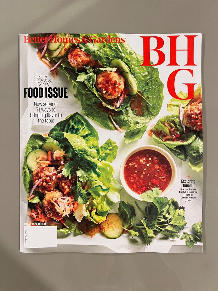 Better Homes & Garden Magazine March 2025 The Food Issue NEW