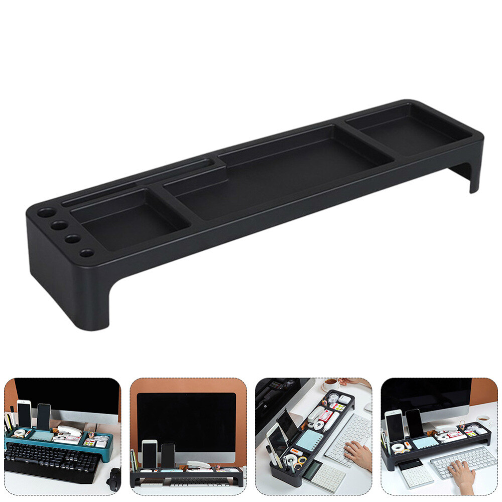 Standing Shelf Unit Tabletop Computer Shelf Desk Rack Organizer