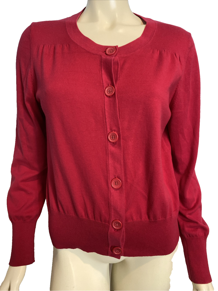 Red Large Women's Cardigan Sweater by Banana Republic