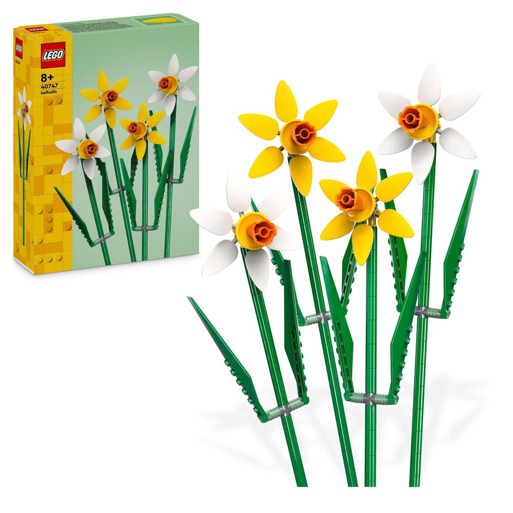 LEGO Creator Daffodils and Lotus Flowers Building Kit for Kids  