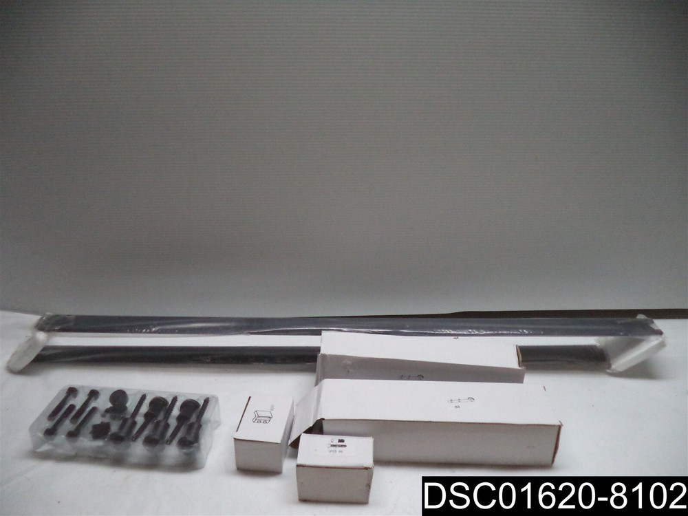 Smart Standard SDH-0066-2I-BK Sliding Barn Door Hardware Kit Black