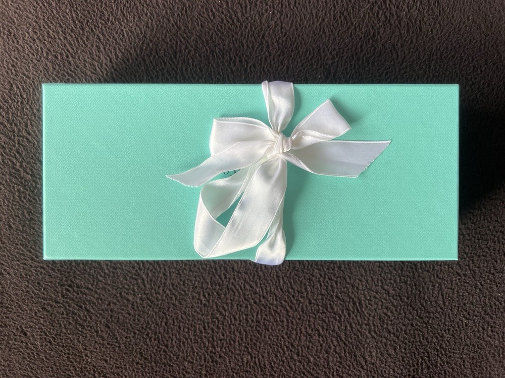 Tiffany & Co. Authentic Rectangular Box “Approximately” 10X4X2 Inches w/Ribbon