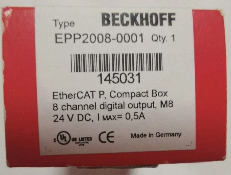 New In Box Beckhoff EPP2008-0001 PLC Module EPP2008-0001 Free shipping