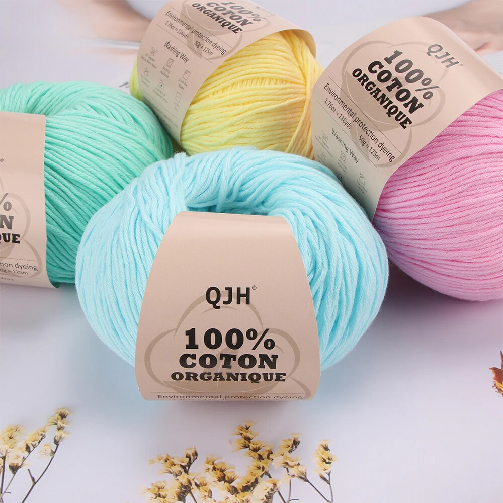 100% Cotton Yarn, Cotton Baby Sport Weight Yarn,Amigurumi Yarn, Summer Soft Yarn