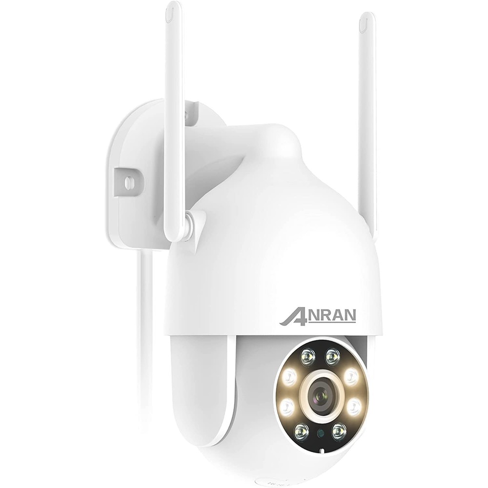2K Outdoor Security Camera, PTZ Home Security Camera with 360° View and Motio...