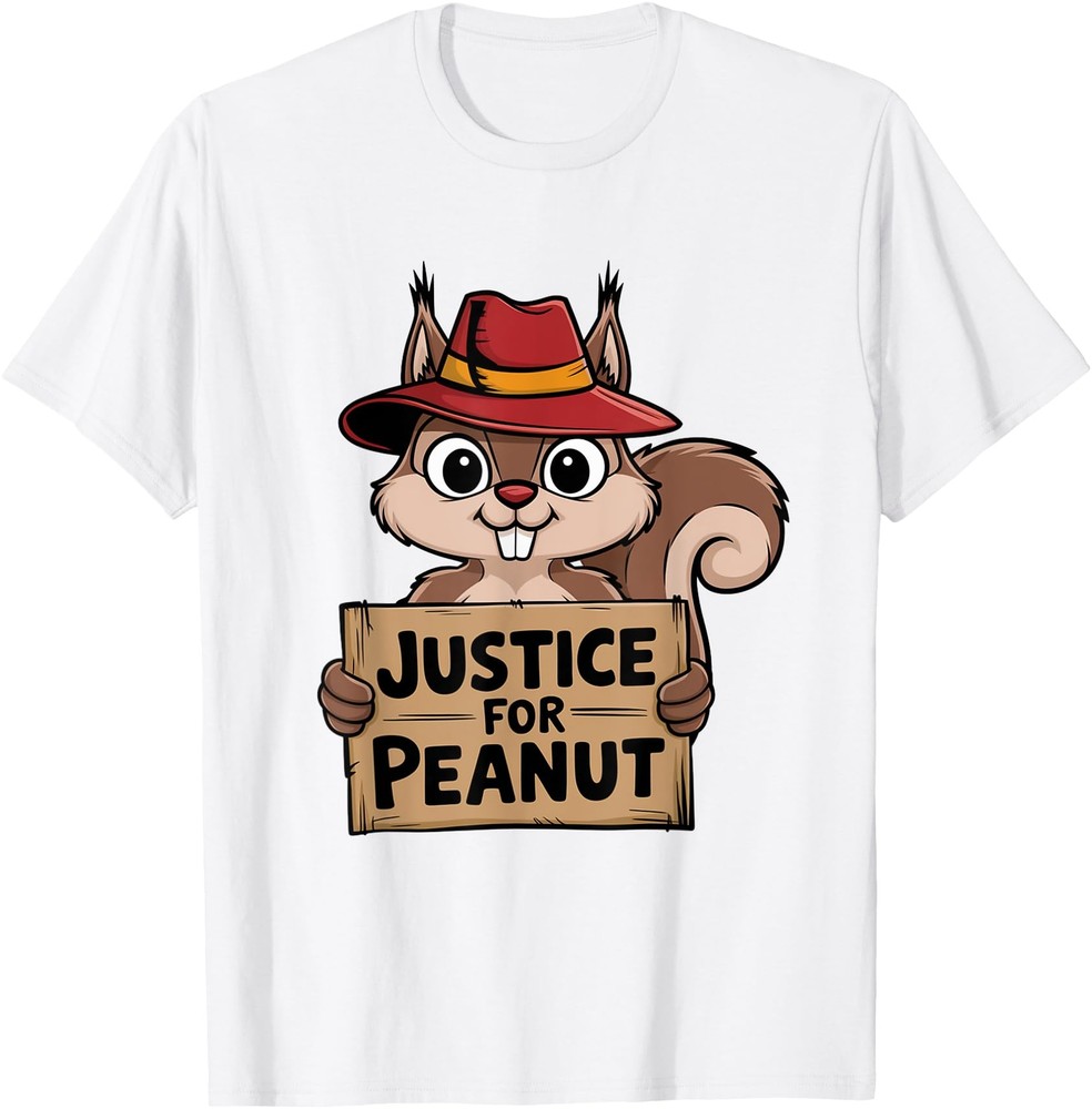 Justice For Peanut Pnut PNut Squirrel Lover Women Men T Shirt Men