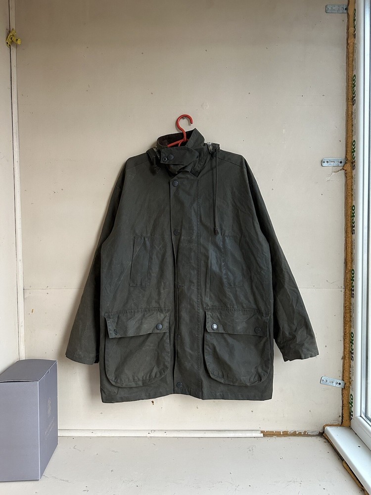 VTG Mc Orvis Waxed British Jacket Barbour Style