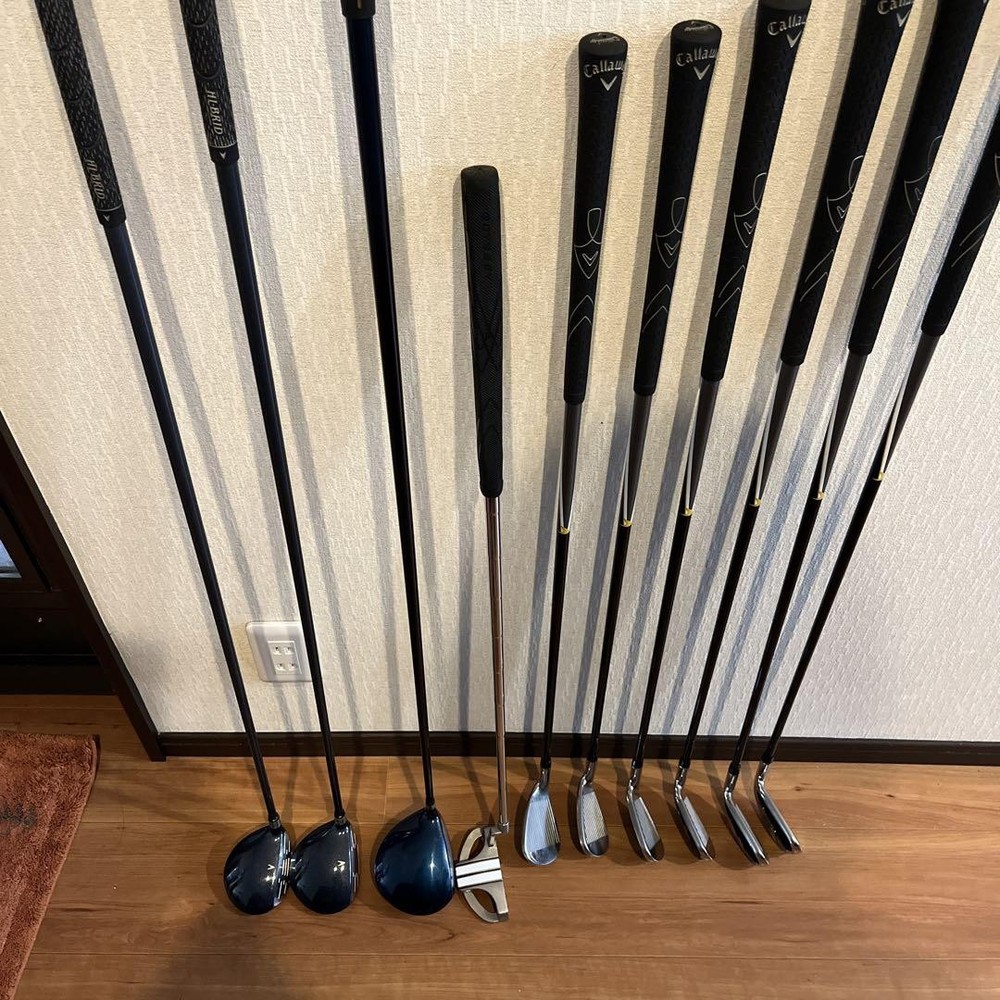 Callaway Golf Club Set 10 Pcs Driver 3W 7W Iron SW PW R Flex N/A