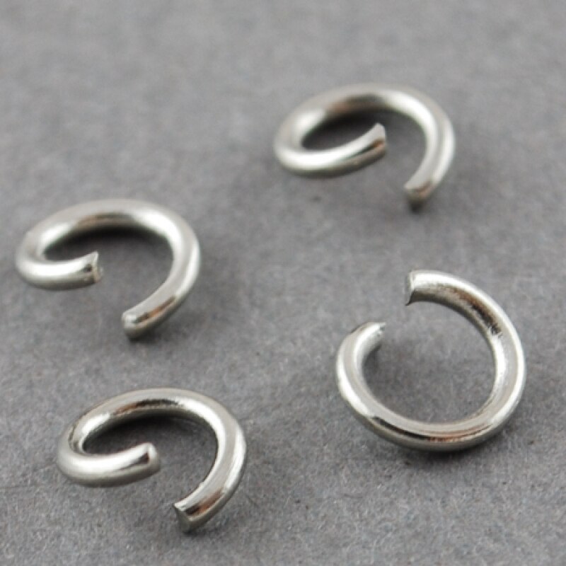 4000Pcs Stainless Steel Jump Rings Open Jump Rings Wholesale Jewelry