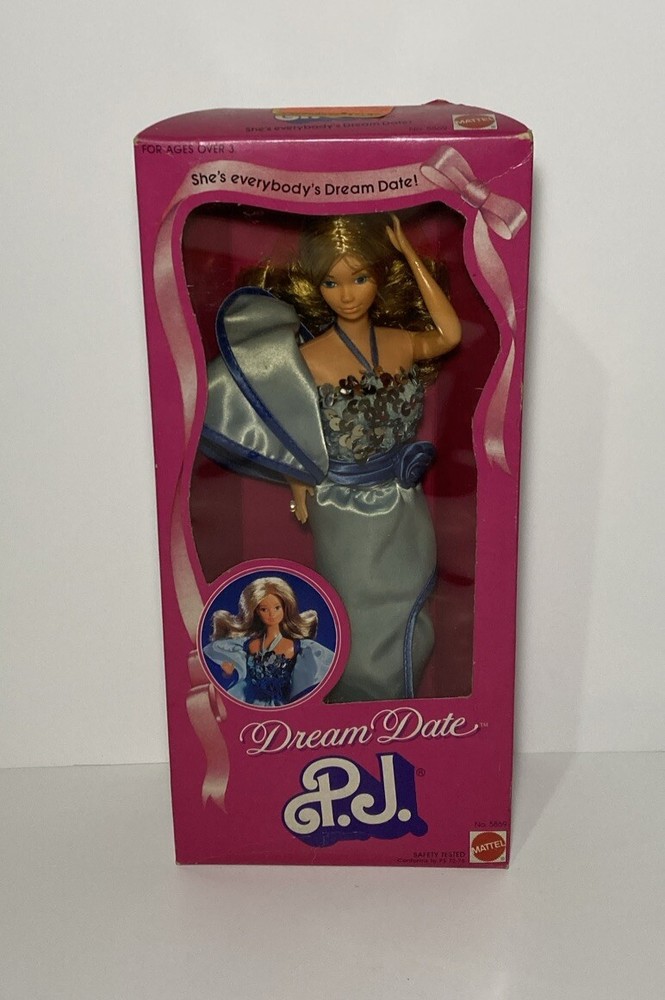 Vintage 1982 Dream Date PJ Barbie No 5869 Mattel New