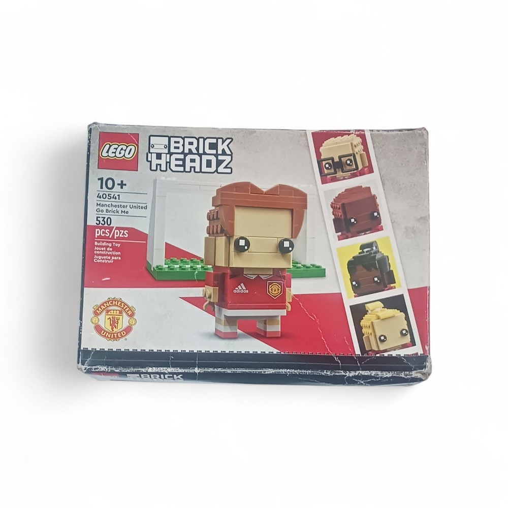 BrickHeadz Manchester United Go Brick Me (Set 40541). Brand New A Box Is Damaged