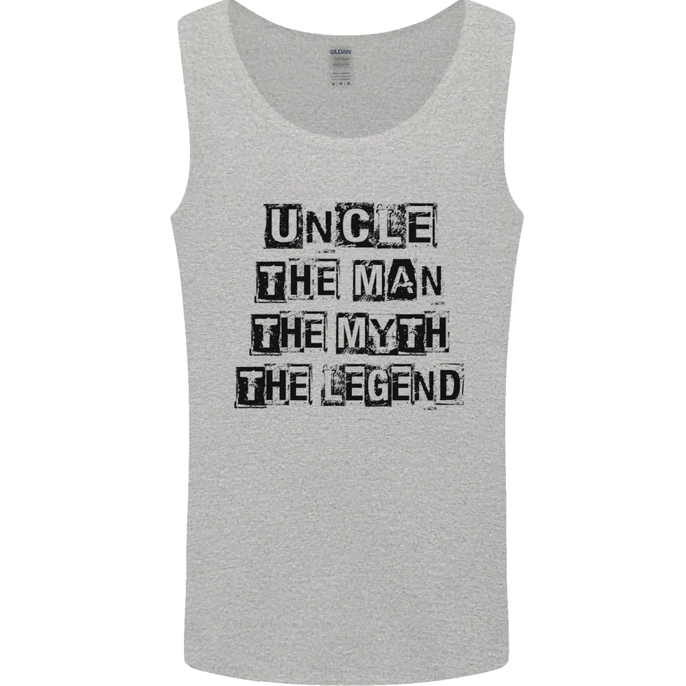 Uncle the Man the Myth the Legend Mens Vest Tank Top