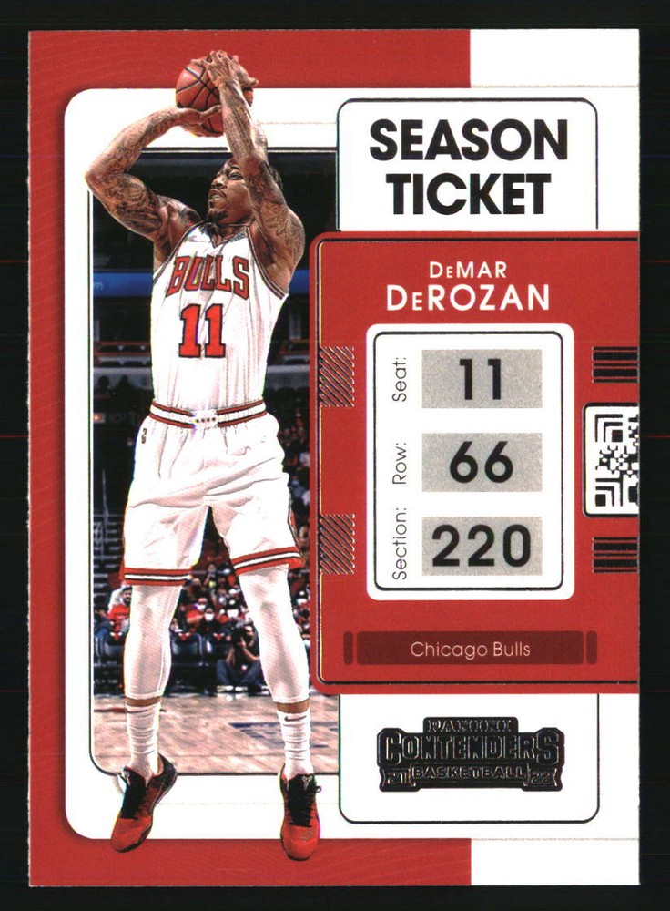 2021-22 Panini Contenders #56 DeMar DeRozan NBA Basketball Card