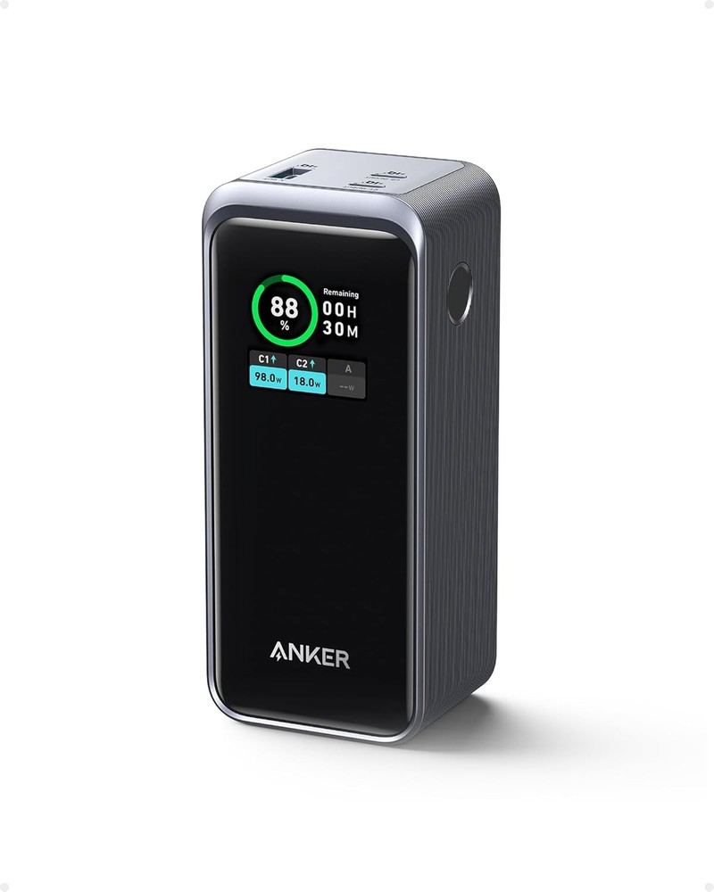 Anker Prime 200W 20,000mAh Power Bank Black with 3 USB-C Ports A1336