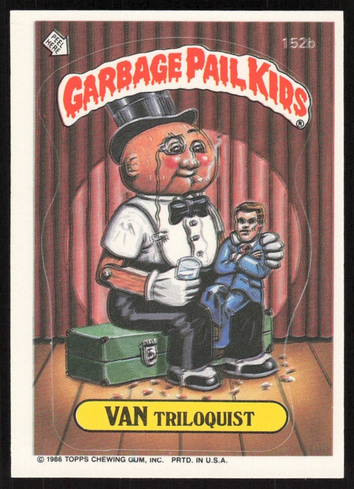 1986 Topps Garbage Pail Kids Sticker Cards Complete Set