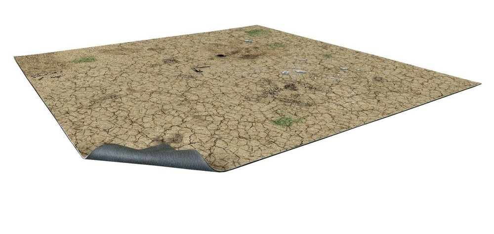 Desert Wasteland Game Mat 2x2 D&D DND Warhammer MCP Fallout Playmat Terrain THG