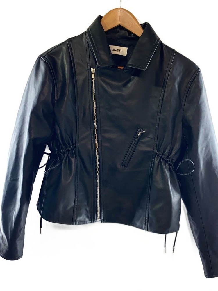 Snidel Double Riders Jacket/One/ Leather/Blk/Swfj251060 5599