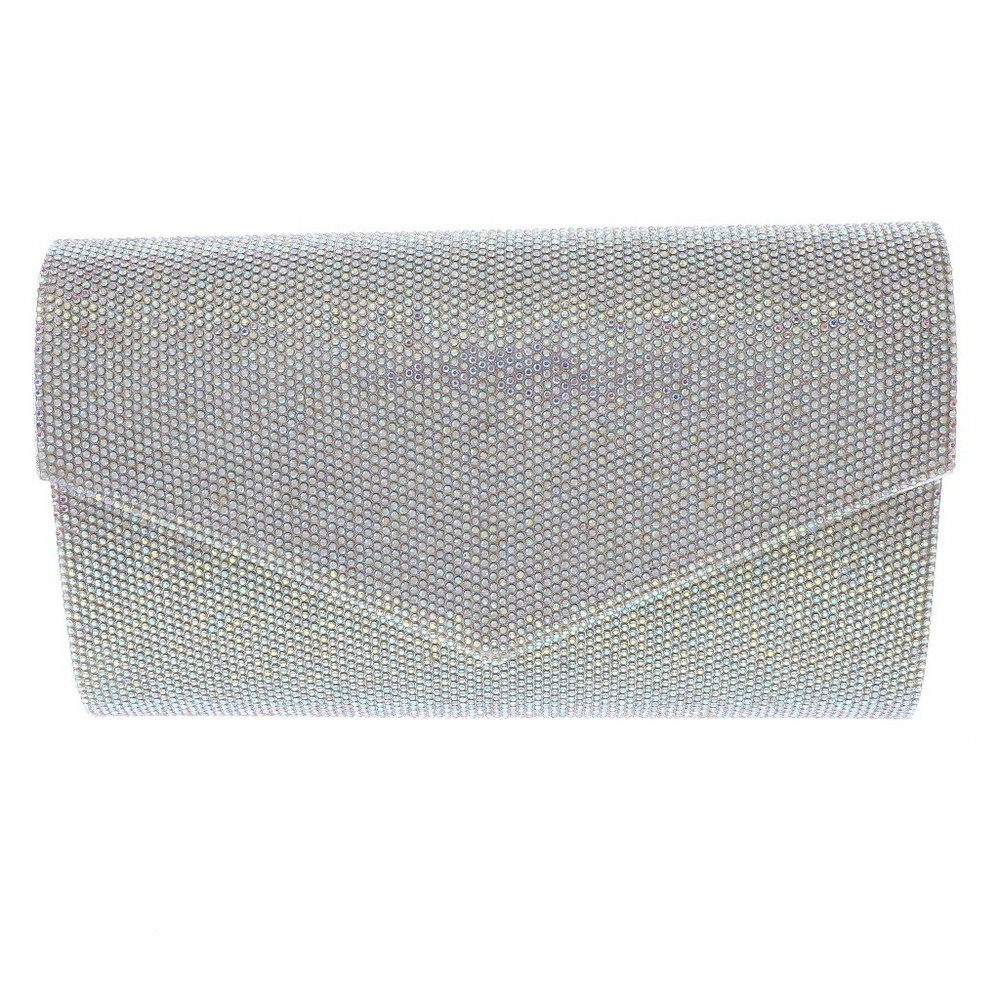 Fashion Glitter Fabric Clutch Bag With Rhinestone BZY217-SAB