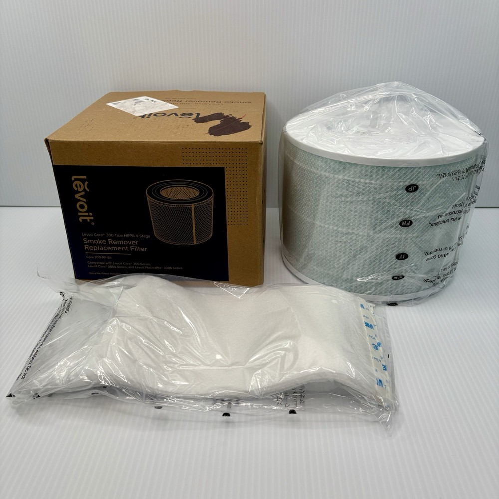 Levoit Core 300 Smoke Remover Replacement Filter 4-Stage HEPA – Core 300-RF-SR