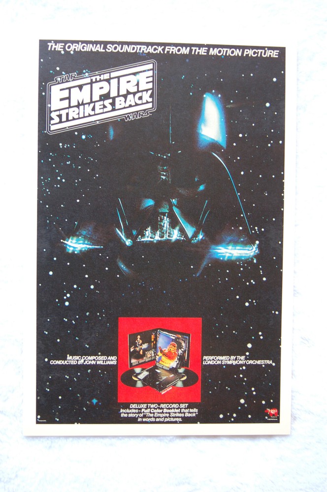 Empire Strikes Back Soundtrack Promo Poster Edition Number Two