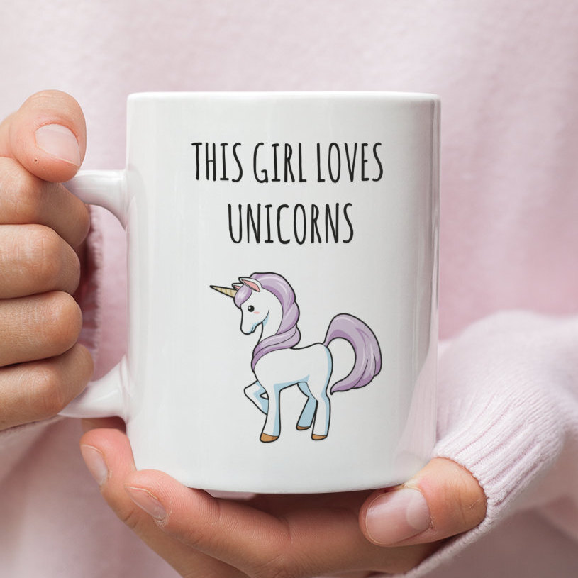 Unicorn Lover Mug - Perfect Gift for Girls Who Adore Unicorns