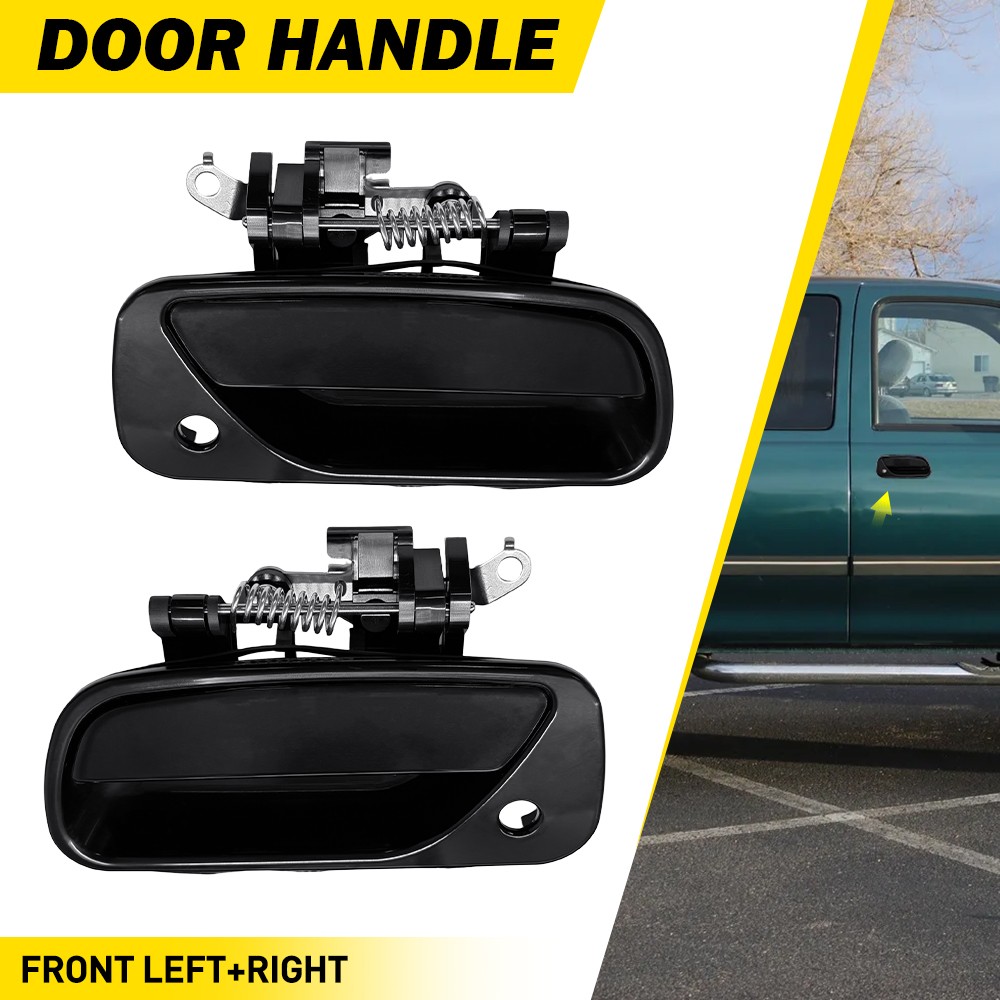 For Toyota T100 1993-1998 Front Left & Right Exterior Door Handles Pair Black