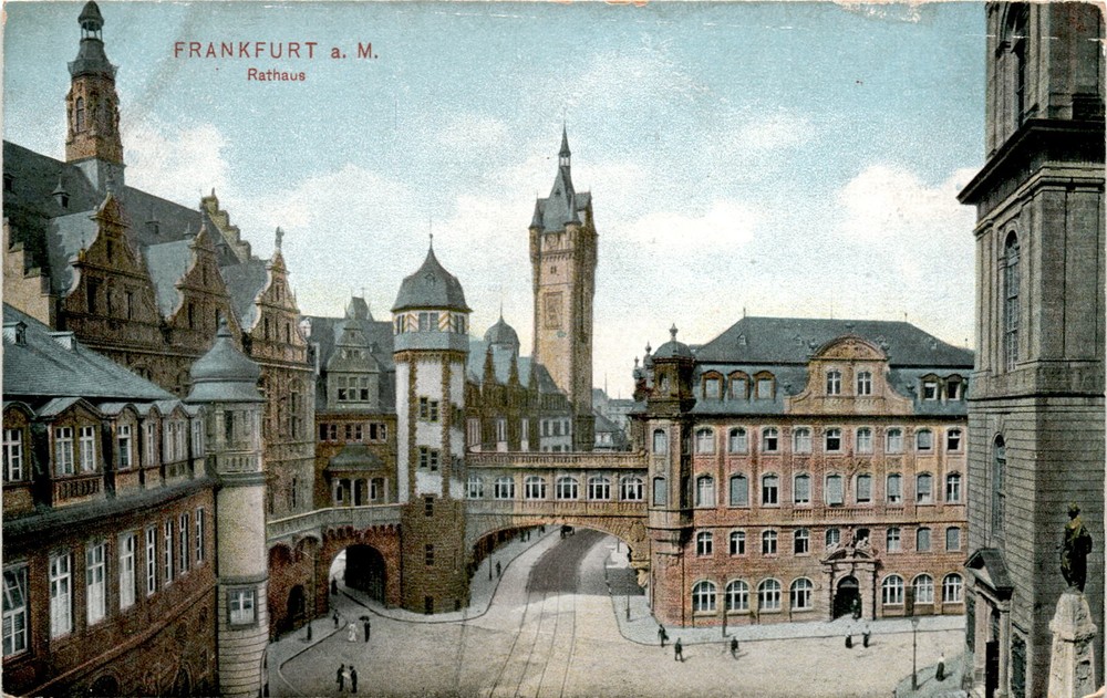 FRANKFURT a.M., Rathaus, Dr. Trenkler Co., Leipzig, Postcard