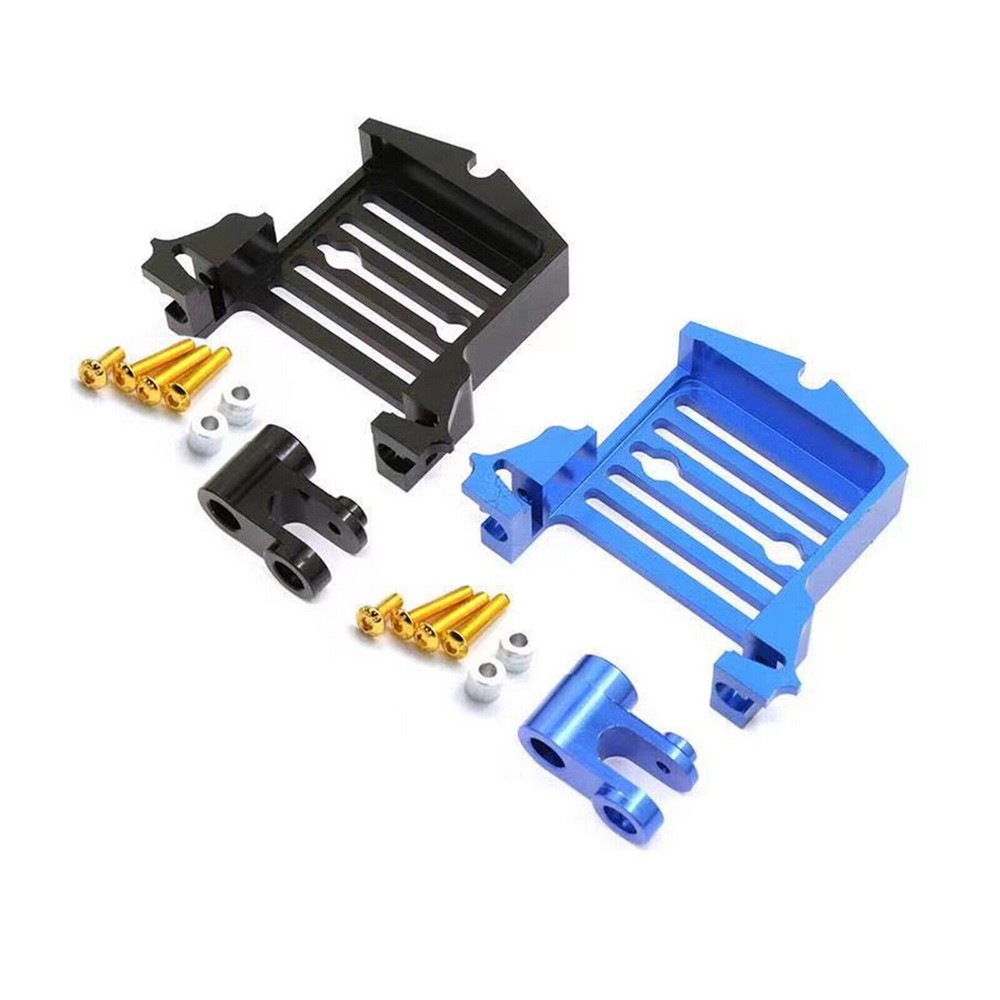Metal Steering Gear Bracket Servo Base with Steering Arm for X-Maxx RC Car