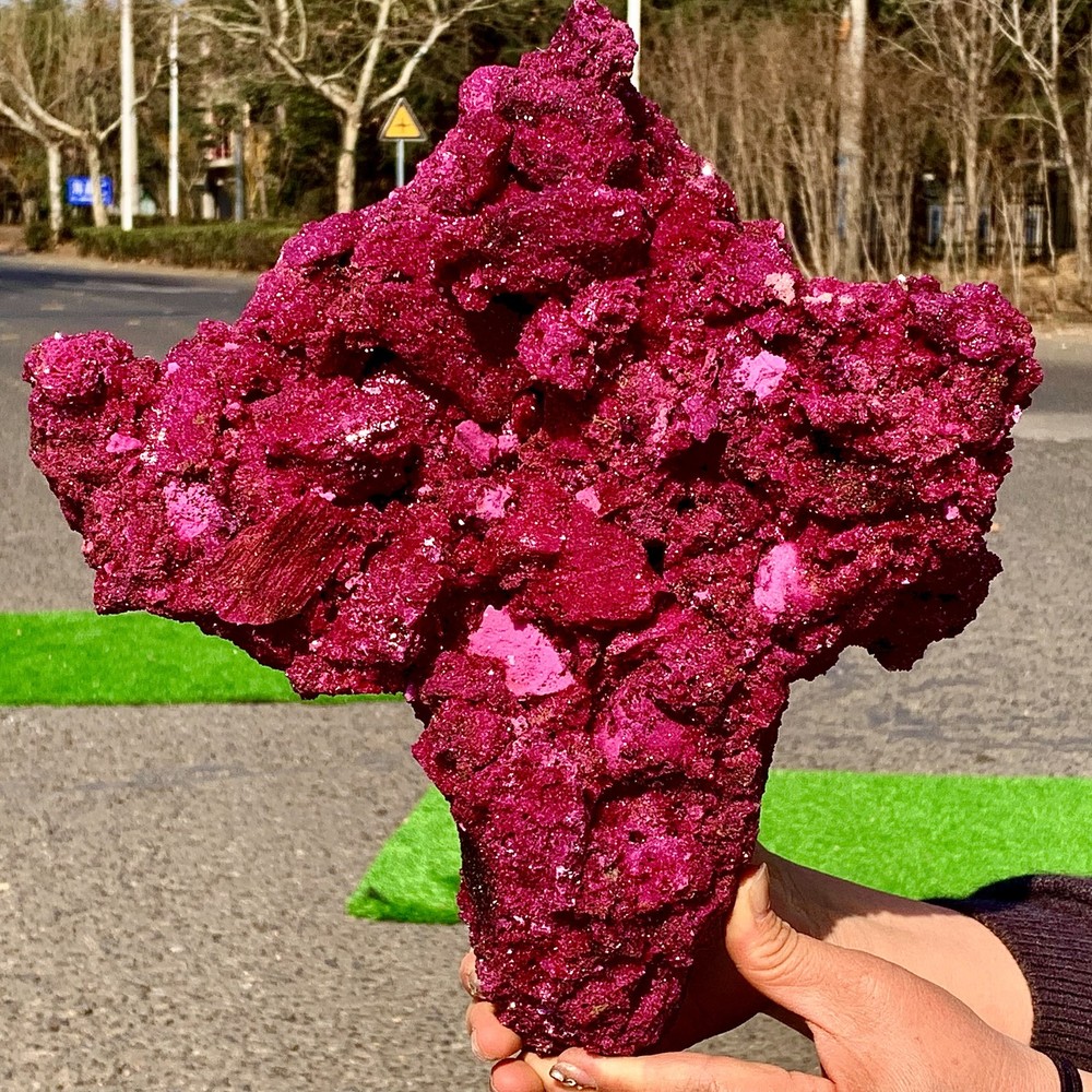 15.17LB Natural Rough Red Corundum Phlogo Pit Mineral Spirits Ruby Raw Gemstone