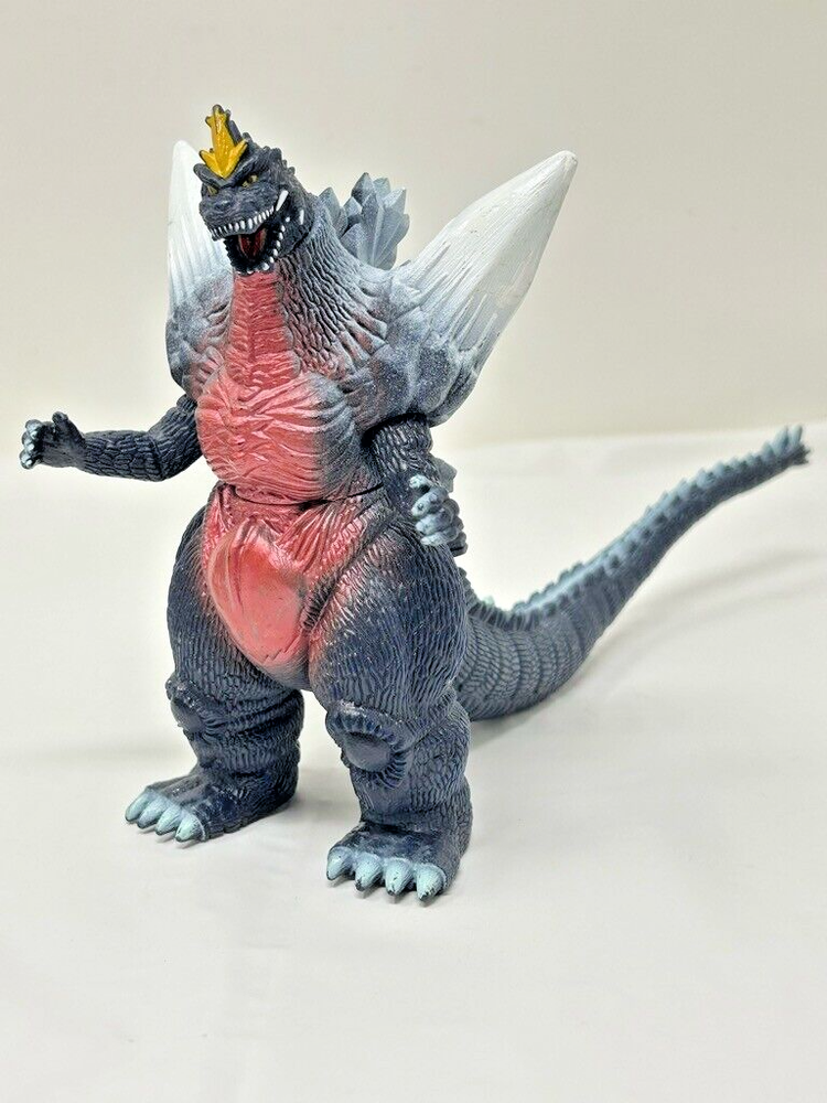 Vintage 1998 Space Godzilla Soft Vinyl Figure 5” Toho Monster BANDAI