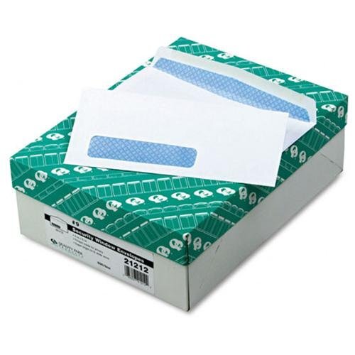 Quality Park Wove Finish Security Window Envelope - #9 [8.87