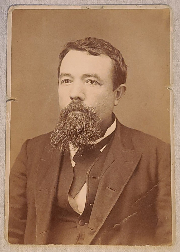 T.M.C. Birmingham (1844-1928)  of FORT SMITH Arkansas Cabinet Card Photo