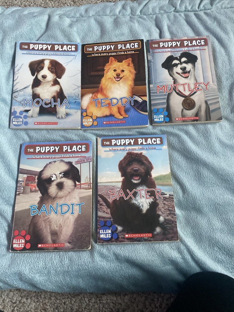 Lot of  5 Books The Puppy Place by Ellen Miles