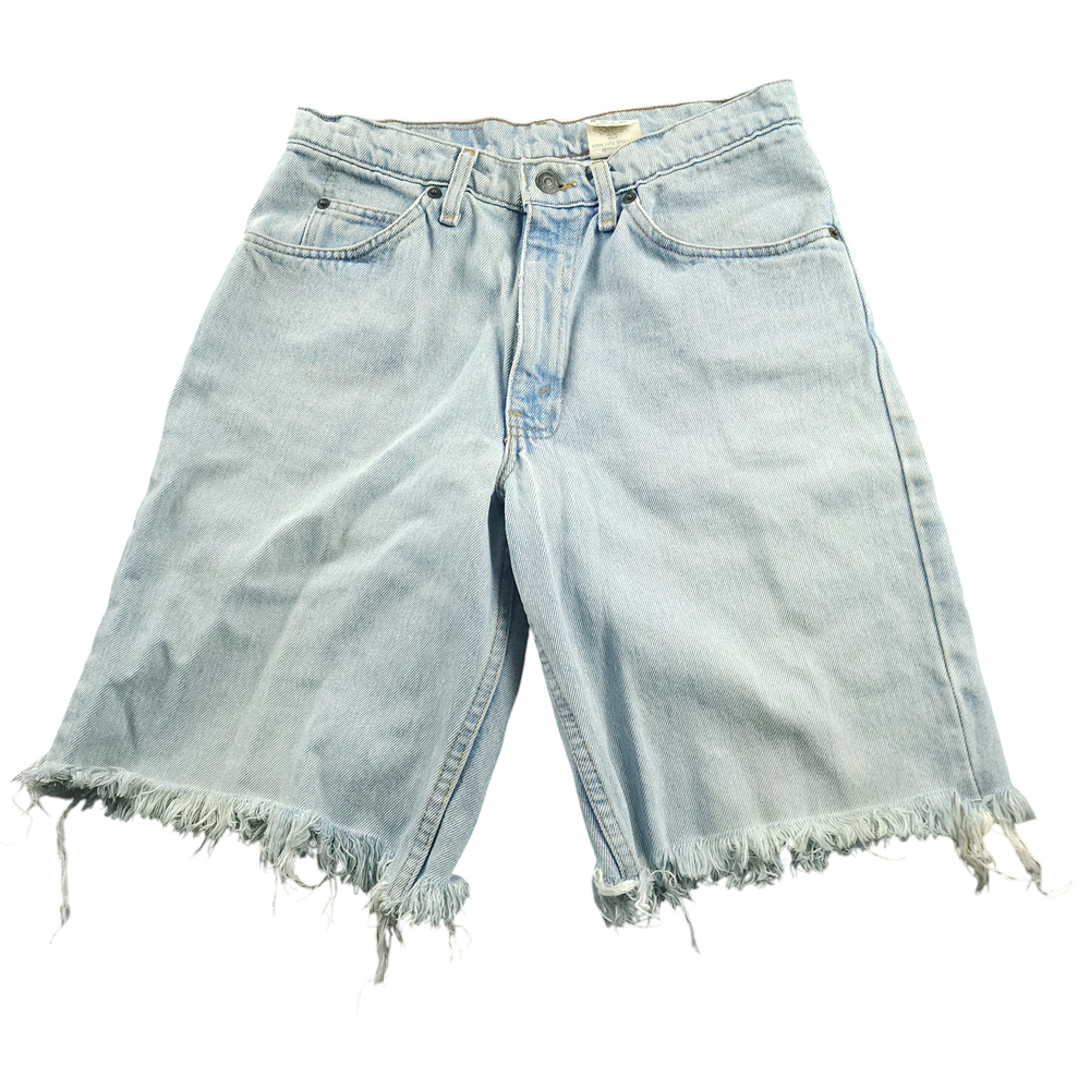 Levi's 560 Cutoff Jorts 30 Unisex Vtg 90s Student Fit Orange Tab USA Light Wash