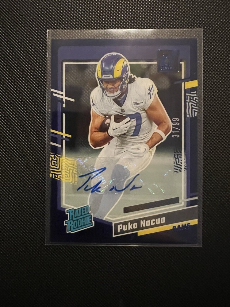 2023 Donruss Clearly Puka Nakua auto  /99