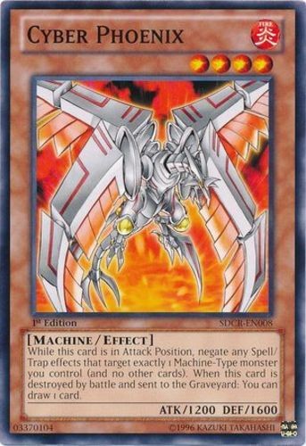 Cyber Phoenix - SDCR-EN008 - Common - 1st Edition - Lightly Played