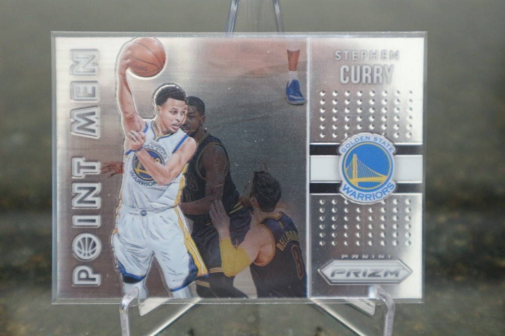 2015-16 Panini Prizm - Point Men #3 Stephen Curry Golden State Warriors