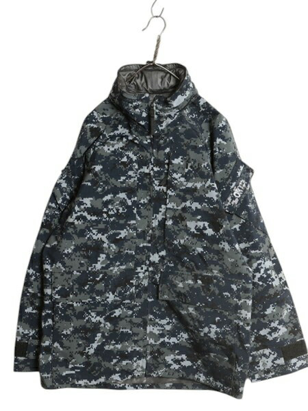 Us Military Real Usn Navy Digital Camo1 Camouflage Gore-Tex Jacket Small Regular