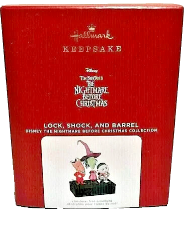 Hallmark 2021 Nightmare Before Christmas Lock Shock Barrel Storyteller Disney