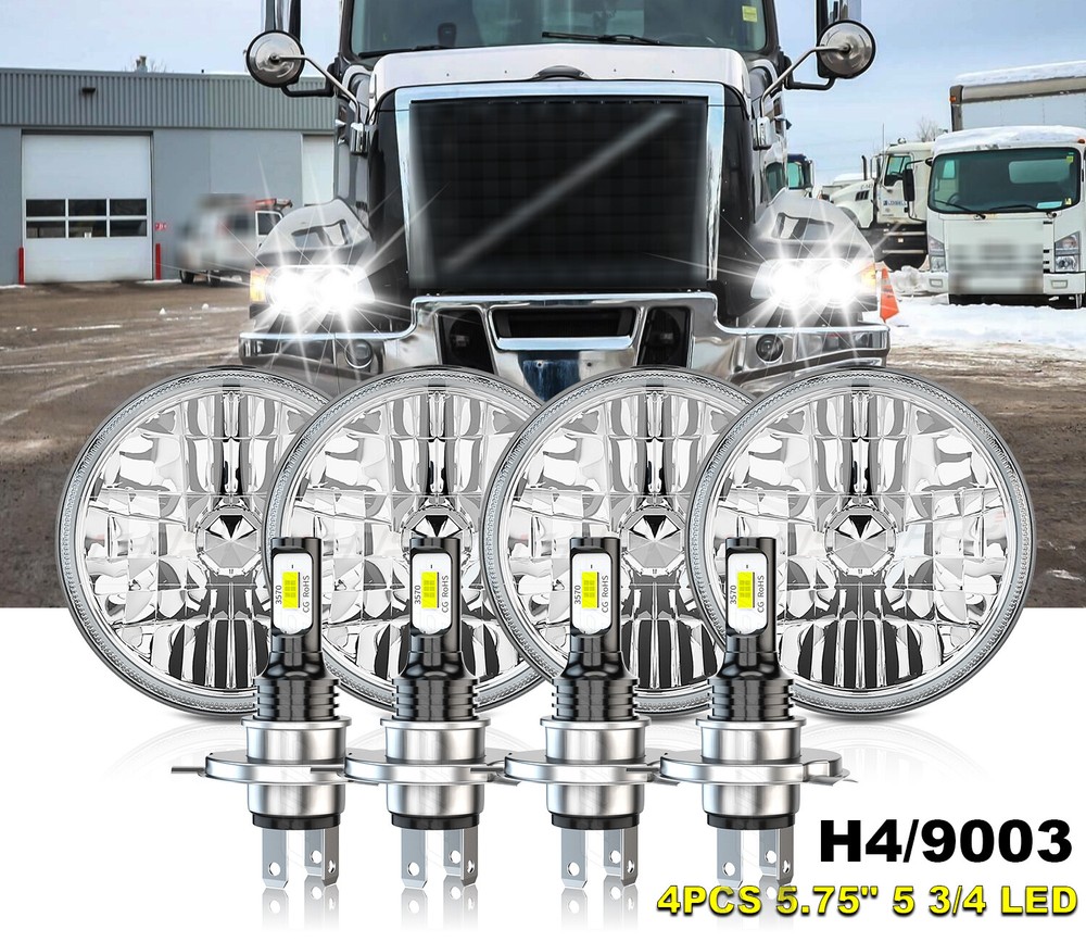 Volvo VHD 2001-2019 5.75 Inch LED Projector Headlight Kit 4x